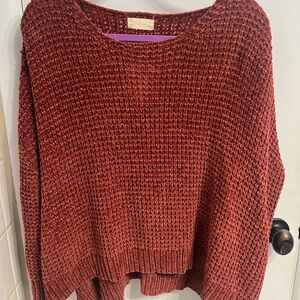 Altar'd State Burnt Orange Knit Sweater